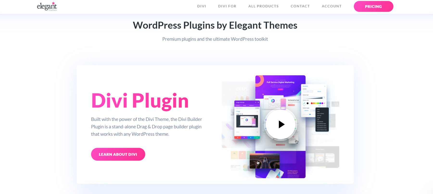 Divi Page Builder Plugin