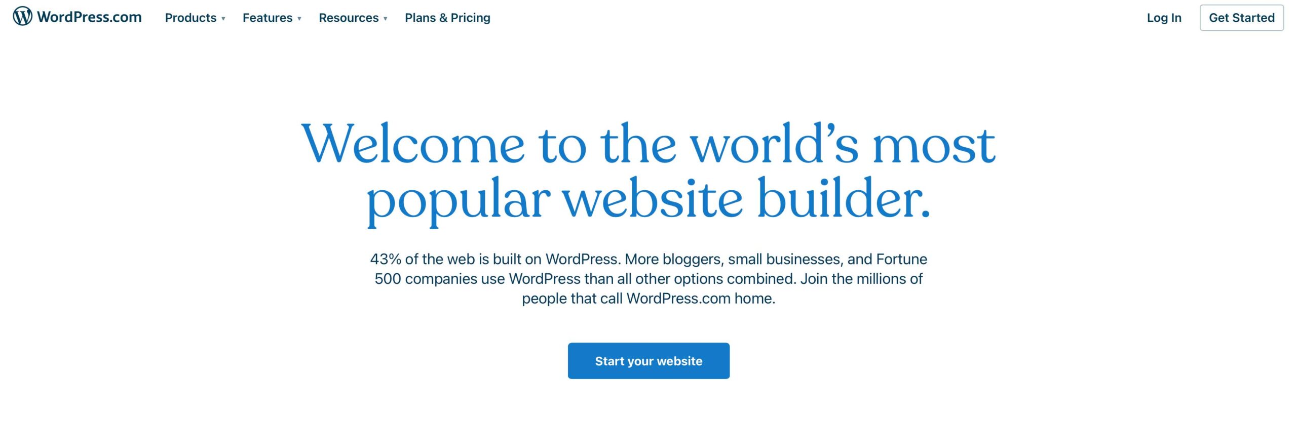 Wordpress.com blogging platform scaled