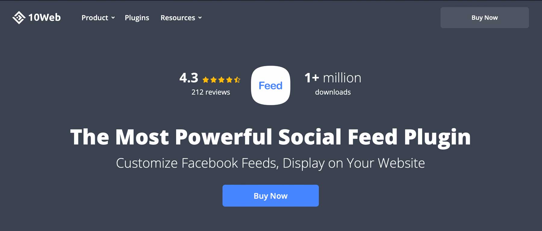 10Web Social Post Feed