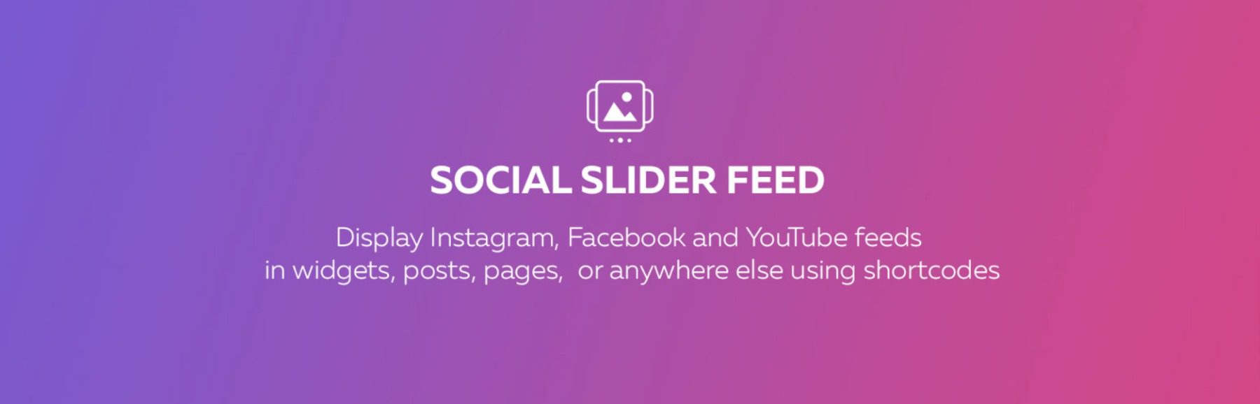 Social Slider Feed