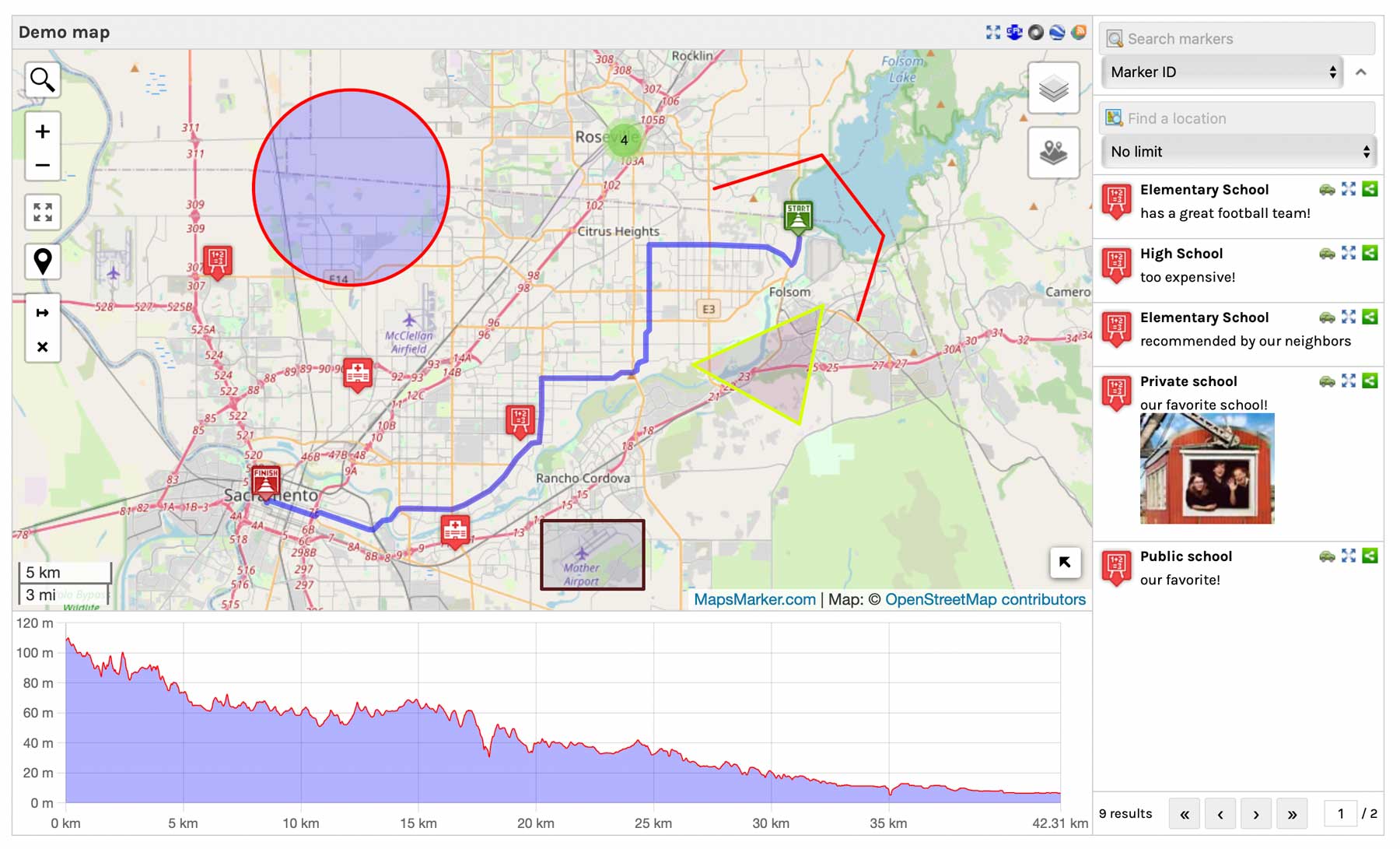 Maps Marker Pro demo