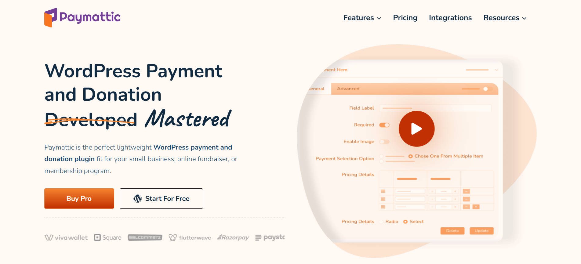 Paymattic Homepage Novemebr 2024