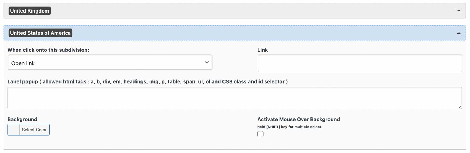 RVM settings