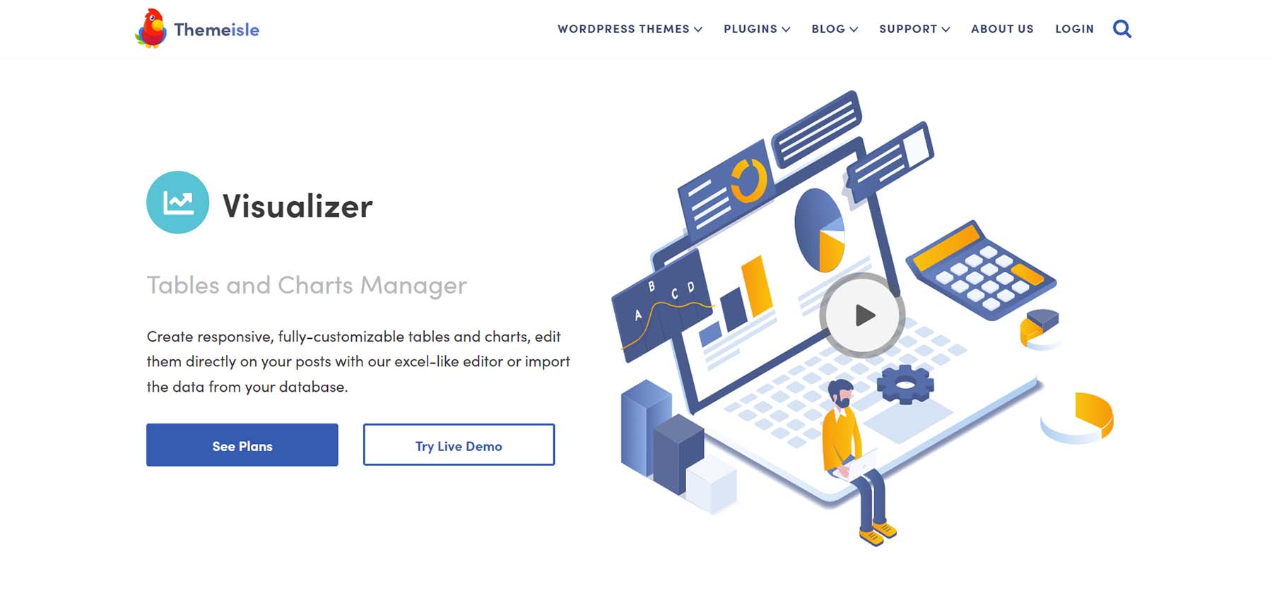 visualizer tables and charts manager 1